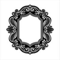 Vintage Rectangular Frame Element art Design vector