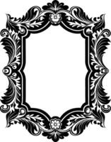 Vintage Rectangular Frame Element art Design vector