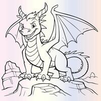 Sky High Dragons A Colorful Adventure vector
