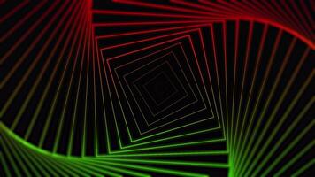 Abstract Rectangle Kaledoscipic Looping Background video