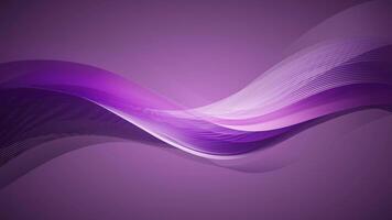 Purple lilac background silk backdrop wave abstract digital geometric gradient noise cloth pastel color fabric. Wavy liquid fluid texture 3D animation motion fluttering material wallpaper design video