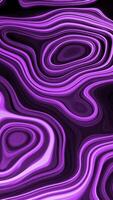Bright pattern with oval lines in motion. Design. 3D pattern of moving fluid with topographic lines. Cyber liquid with topographic pattern video