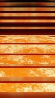Sci fi abstract background with a big planet and moving rays above it in outer space. Design. Concept of astronomy. video