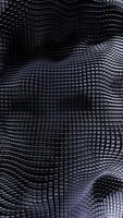 Virtual waves from points. Design. Technological virtual vibrations with wave points. Futuristic computer structure with waves and dots video