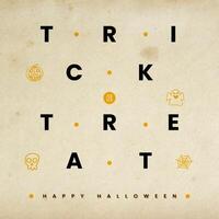 Minimalist Trick or Treat Text Instagram Post template