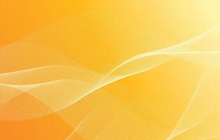 yellow abstract background wavy lines vector