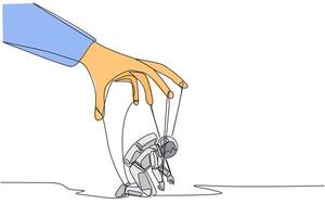 A hand reaching out to a robot vector