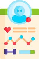 user profile illustration design vector
