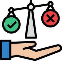 decision illustration design vector