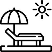 hammock illustration design vector