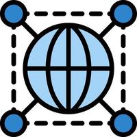 global connection illustration design vector