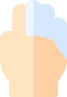 loss of color in fingers illustration design vector