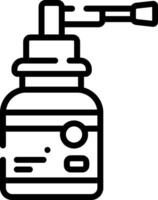 nasal spray illustration design vector