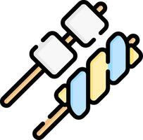 marshmallows illustration design vector