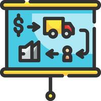 presentation illustration design vector