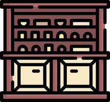 showcase illustration design vector