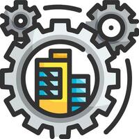 setting illustration design vector