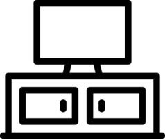 tv stand illustration design vector