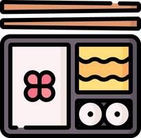 bento illustration design vector