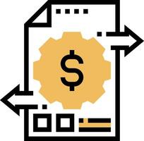 cash flow illustration design vector