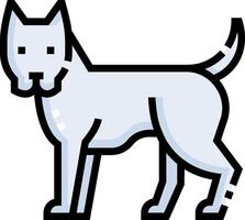 dogo argentino illustration design vector