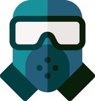 gas mask illustration design vector