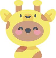 giraffe illustration design vector