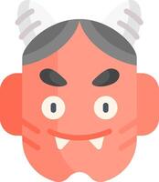 kabuki illustration design vector