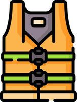 life vest illustration design vector