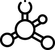 molecule illustration design vector