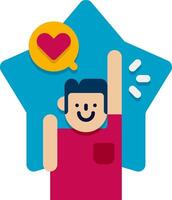 self esteem illustration design vector