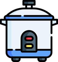 rice cooker illustration design vector