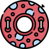 rubber ring illustration design vector