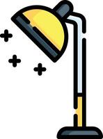 table lamp illustration design vector