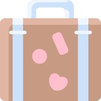 suitcase illustration design vector