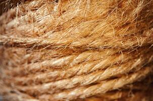 Macro shot of tangled threads close up photo