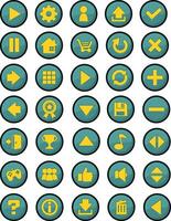 Casual Game User Interface Button Pack Set vector