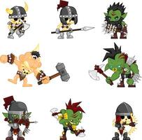 Fantasy RPG Game Character Sprite Enemy vector