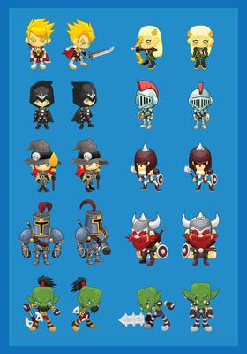 Fantasy RPG 4 Directional Game Sprite Character