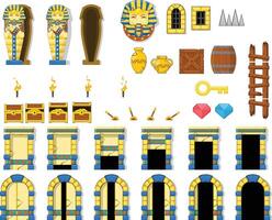 Pyramid Egypt Ancient Game Objects Sprite vector