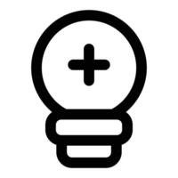 Simple Positive Thinking icon. The icon can be used for websites, print templates, presentation templates, illustrations, etc vector