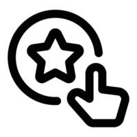 Simple Rate icon. The icon can be used for websites, print templates, presentation templates, illustrations, etc vector