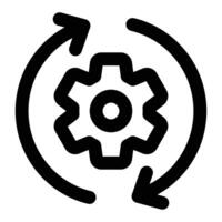 Simple Progress icon. The icon can be used for websites, print templates, presentation templates, illustrations, etc vector