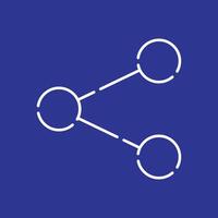 Share Icon, Digital marketing Icon, SEO network icon vector