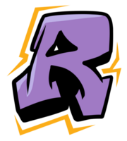 R Font Graffiti Hip-Hop Typography png