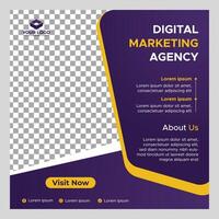 Digital Marketing Banner for Social Media Post vector