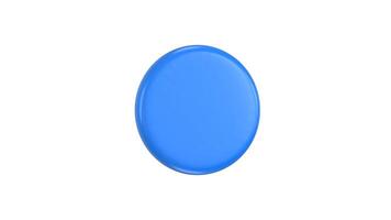 Plus button icon animation 3d render video