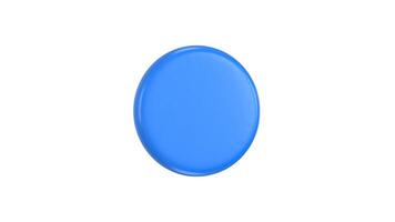 User icon animation 3d render video