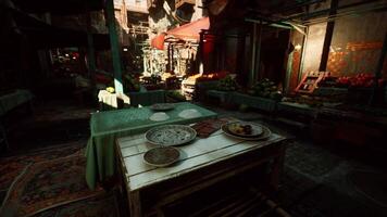 Table Set With Plates of Food video