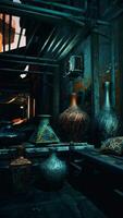 Group of Vases on Table video